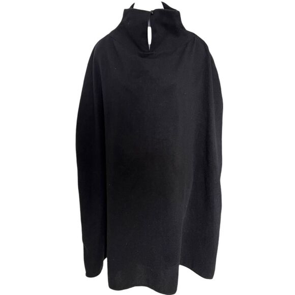 FHQ Collection Oversized Black Cape In Size M. - Picture 1 of 7